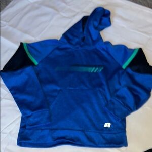Kids Blue Hoodie by Russell Athletic size xl 14-16